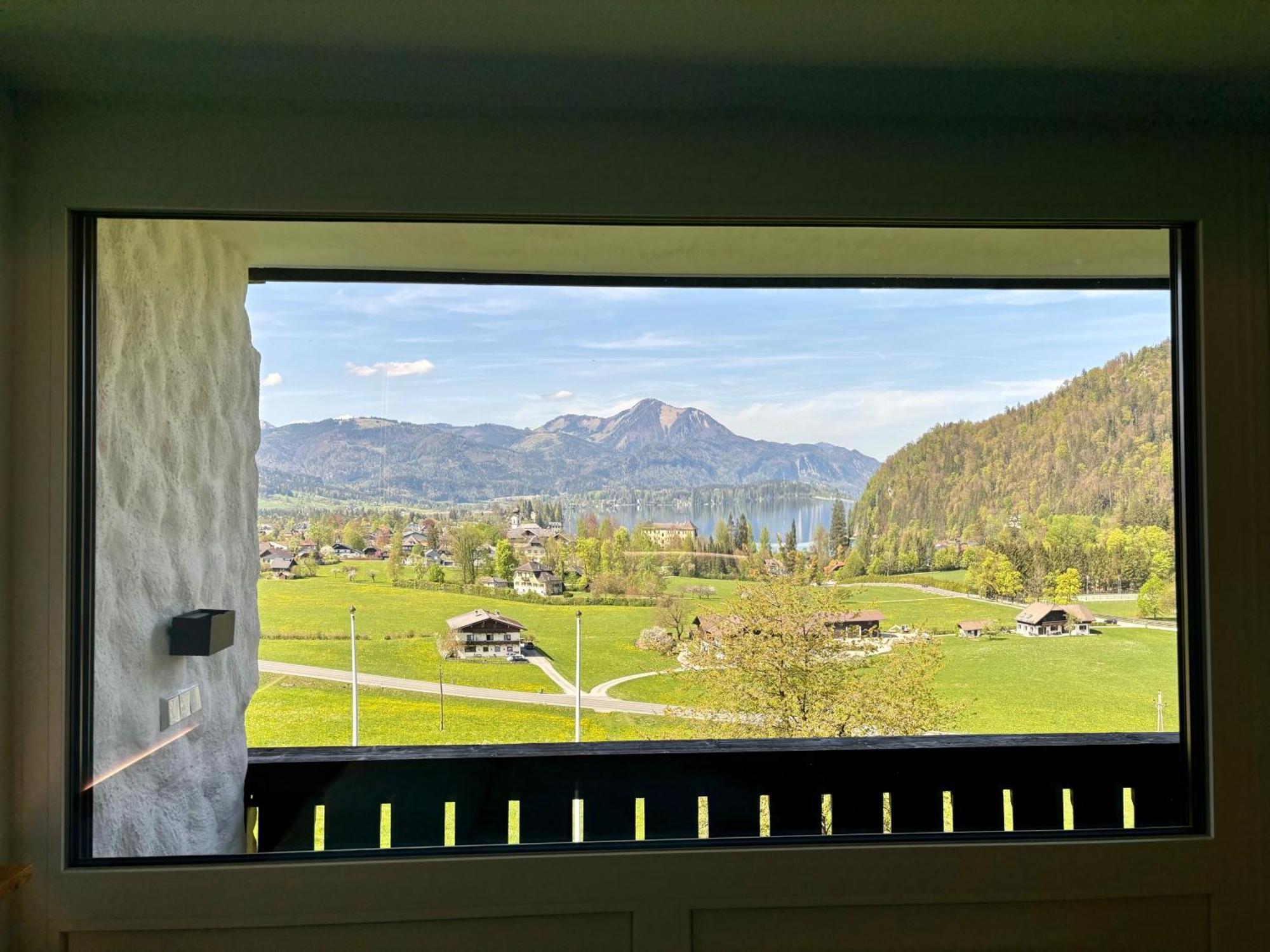 Ferienwohnung Wolfgangsee Seeblickplatzl Strobl Exterior foto