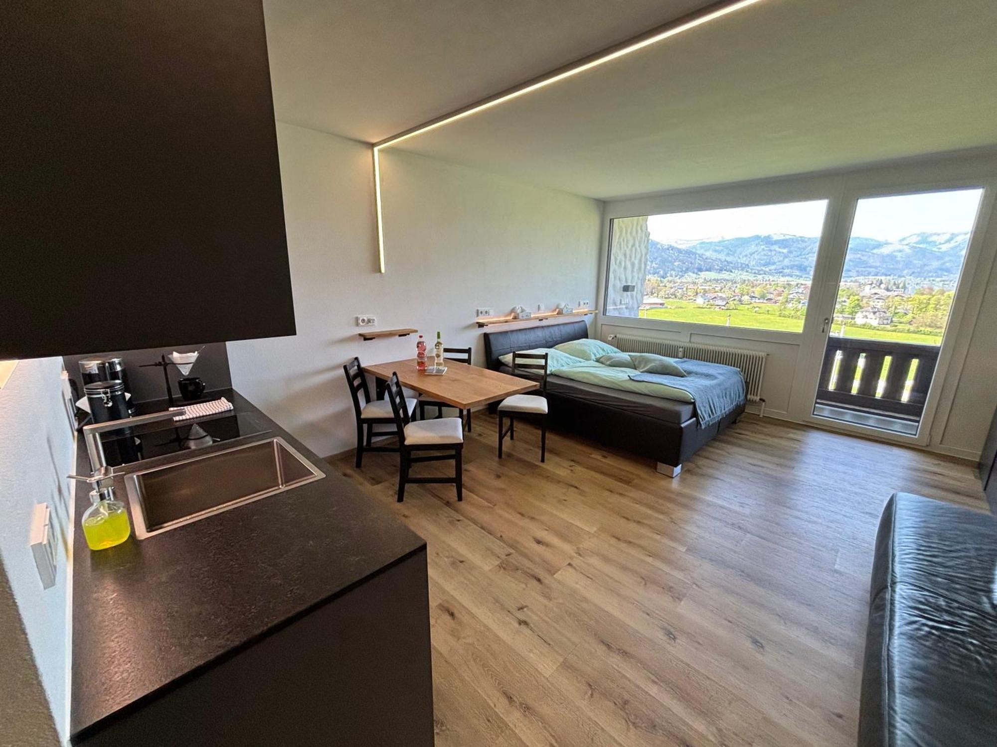 Ferienwohnung Wolfgangsee Seeblickplatzl Strobl Exterior foto