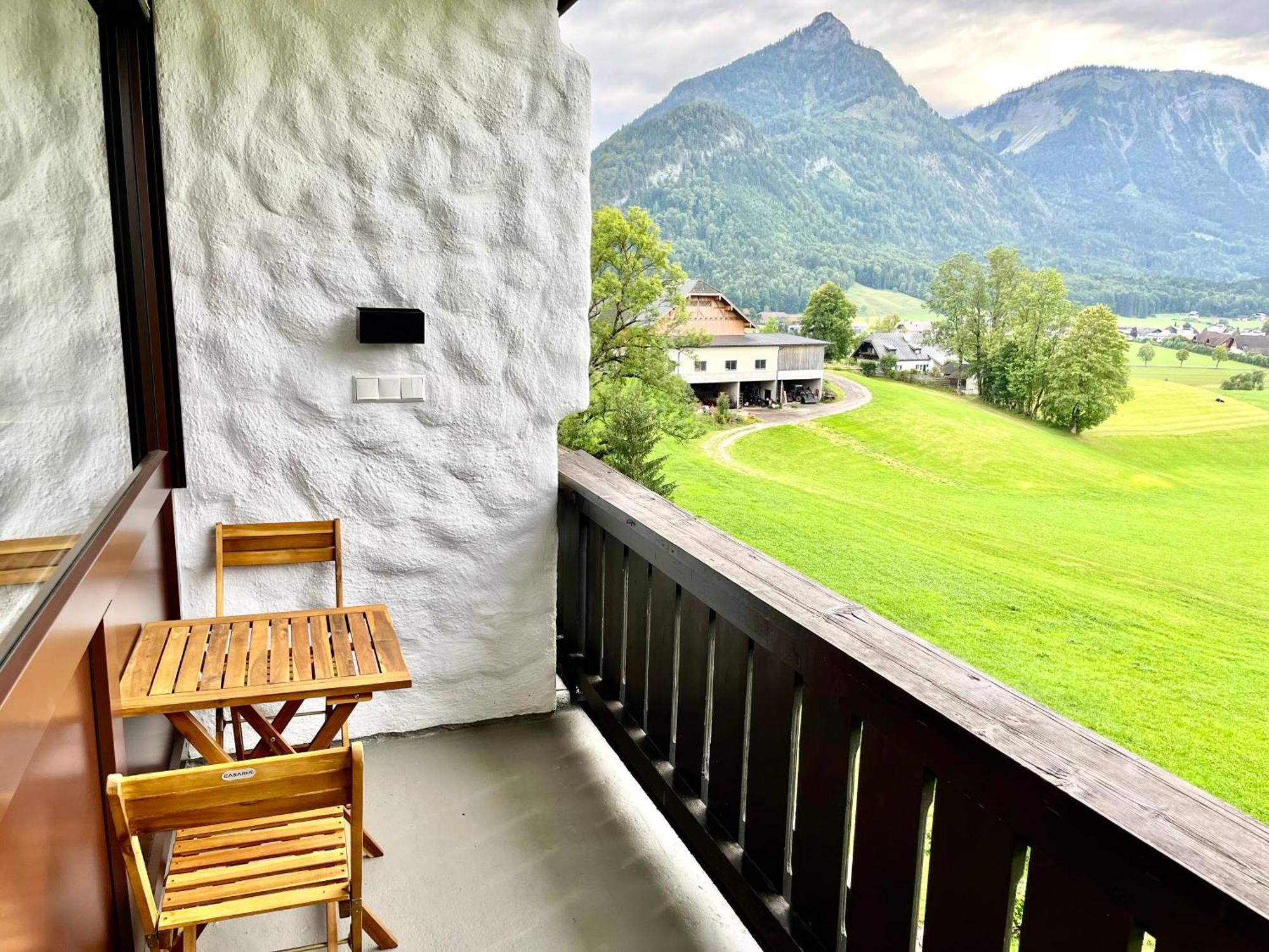 Ferienwohnung Wolfgangsee Seeblickplatzl Strobl Exterior foto