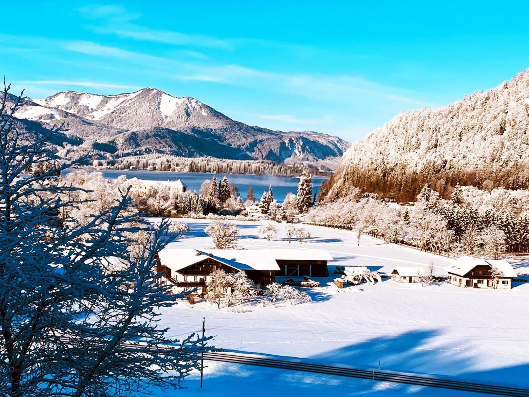 Ferienwohnung Wolfgangsee Seeblickplatzl Strobl Exterior foto